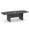 Officesource OS Conference Tables Boat Shaped Conference Table with Slab Base OS236CG - alternate 2